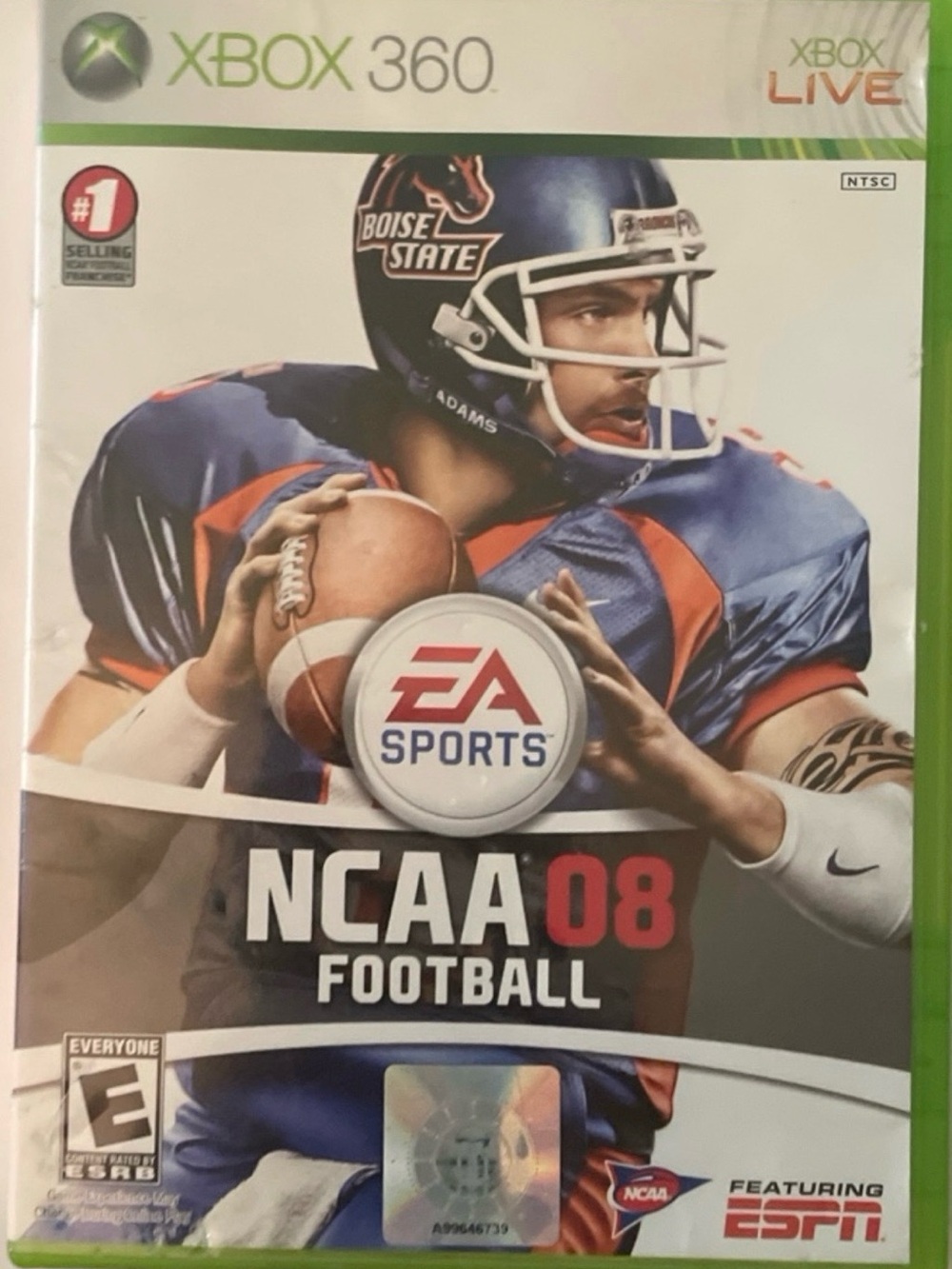 Xbox 360 NCAA Football 08 Complete CIB EA Sports ESPN College Sports Video Game